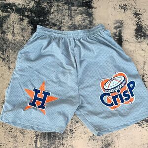 CRISP NYC Houston Astros Drawstring Mesh Shorts Size XXL